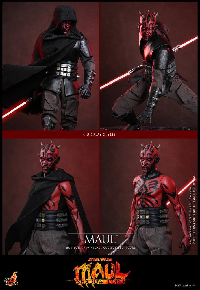 Star Wars: Maul – Señor de las sombras Television Masterpiece Figura 1/6 Maul 29 cm