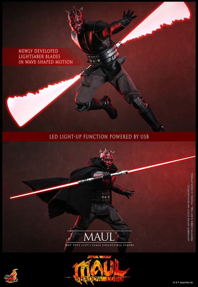 Star Wars: Maul – Señor de las sombras Television Masterpiece Figura 1/6 Maul 29 cm