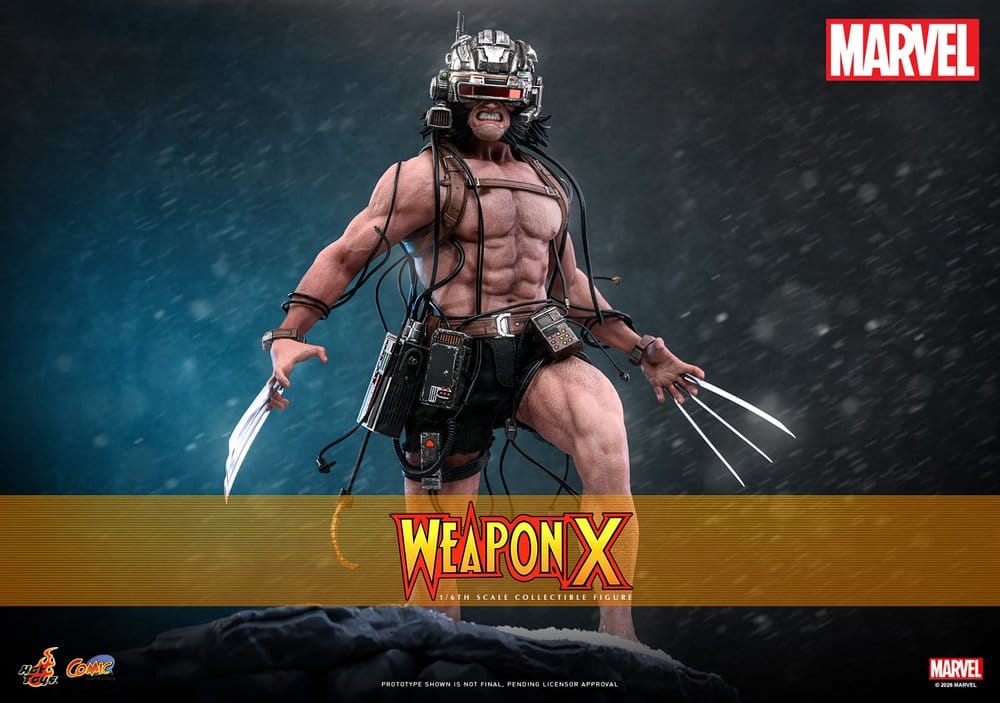 Marvel Comic Masterpiece Figura 1/6 Weapon X 31 cm