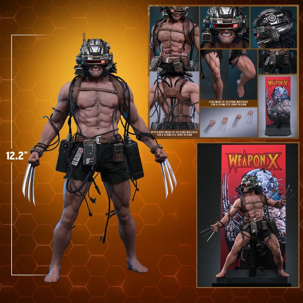 Marvel Comic Masterpiece Figura 1/6 Weapon X 31 cm