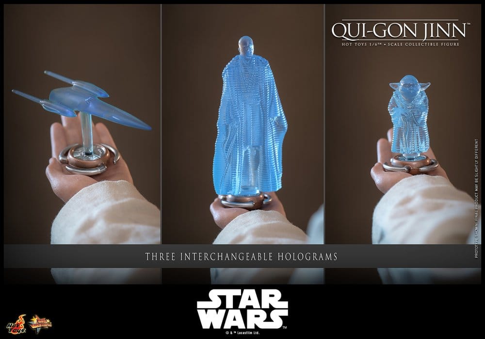 Star Wars: La Amenaza Fantasma Movie Masterpiece Figura 1/6 Qui-Gon Jinn (Artisan Edition) Hot Toys Exclusive 32 cm