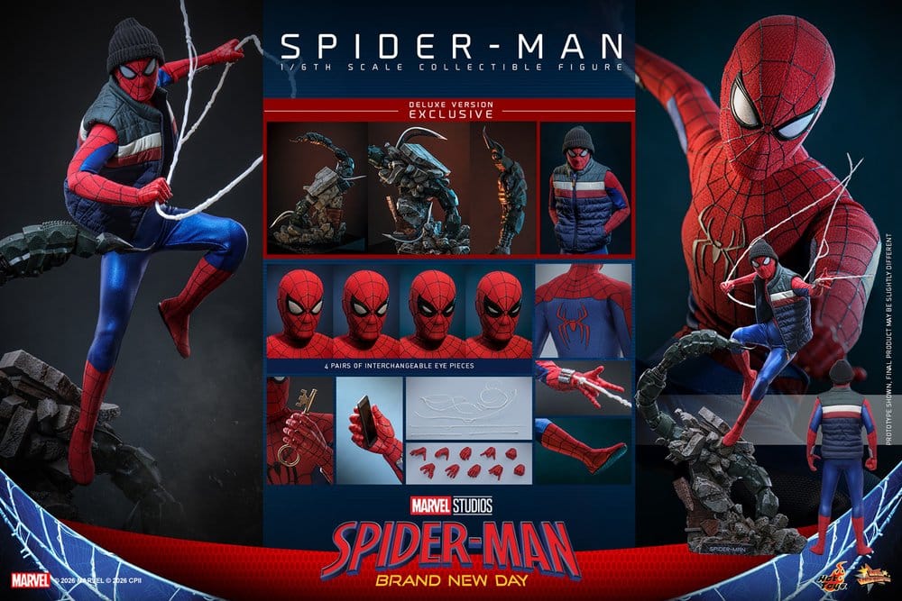 Marvel Spider-Man: Brand New Day Figura 1/6 Spider-Man (Versión Deluxe) 29 cm