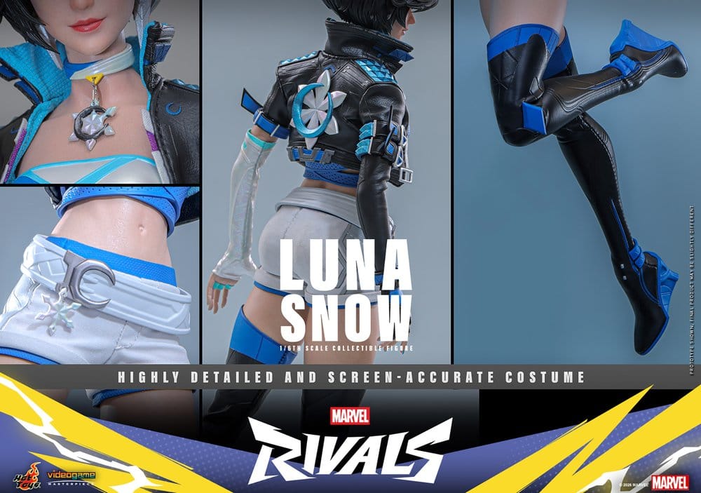 Marvel Rivals Videogame Masterpiece Figura 1/6 Luna Snow 28 cm