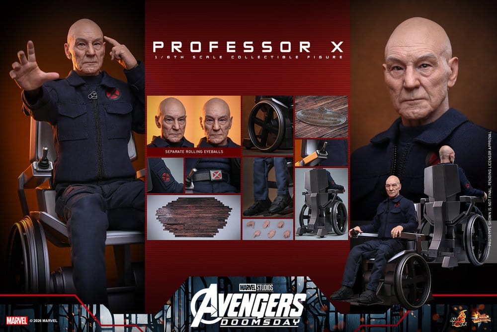 Marvel X-Men Figura 1/6 Professor X 25 cm