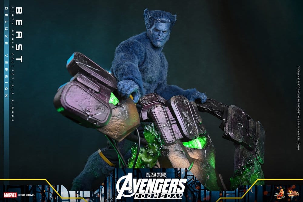 Marvel X-Men Movie Masterpiece Figura 1/6 Beast (Deluxe Version) 33 cm
