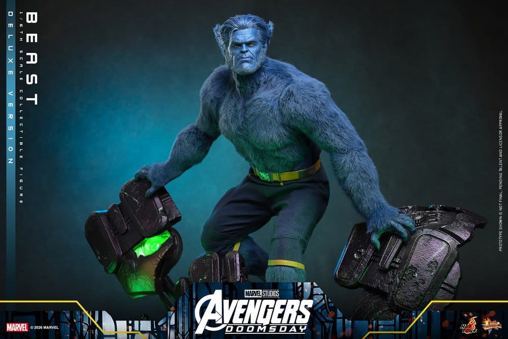 Marvel X-Men Movie Masterpiece Figura 1/6 Beast (Deluxe Version) 33 cm