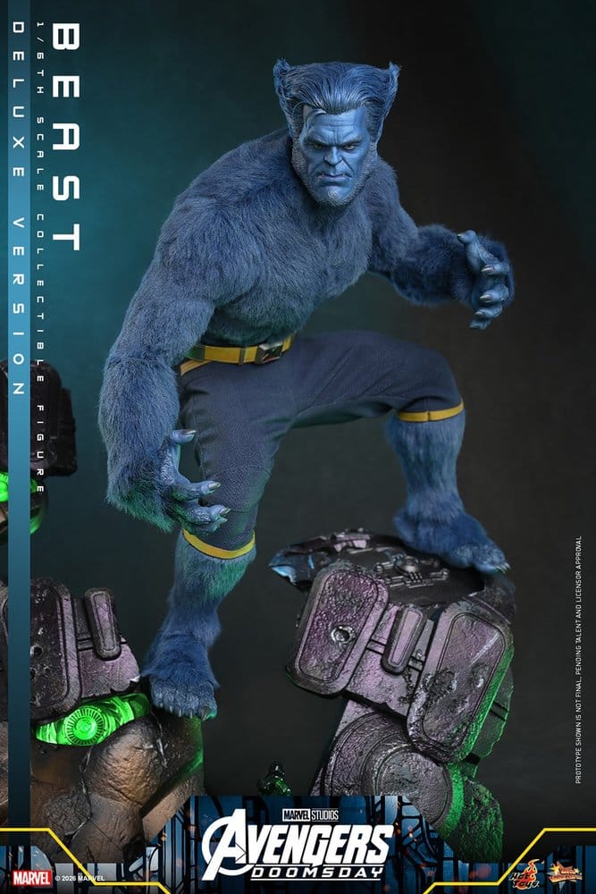 Marvel X-Men Movie Masterpiece Figura 1/6 Beast (Deluxe Version) 33 cm