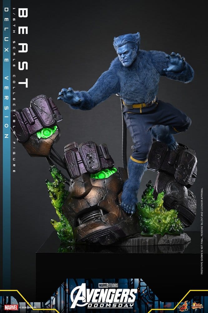 Marvel X-Men Movie Masterpiece Figura 1/6 Beast (Deluxe Version) 33 cm
