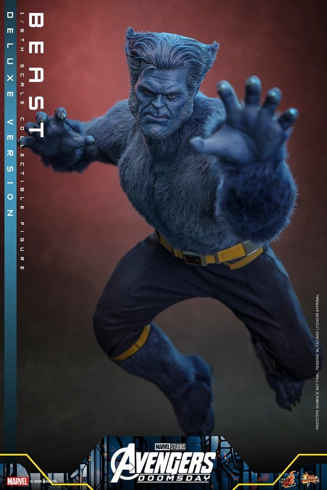 Marvel X-Men Movie Masterpiece Figura 1/6 Beast (Deluxe Version) 33 cm