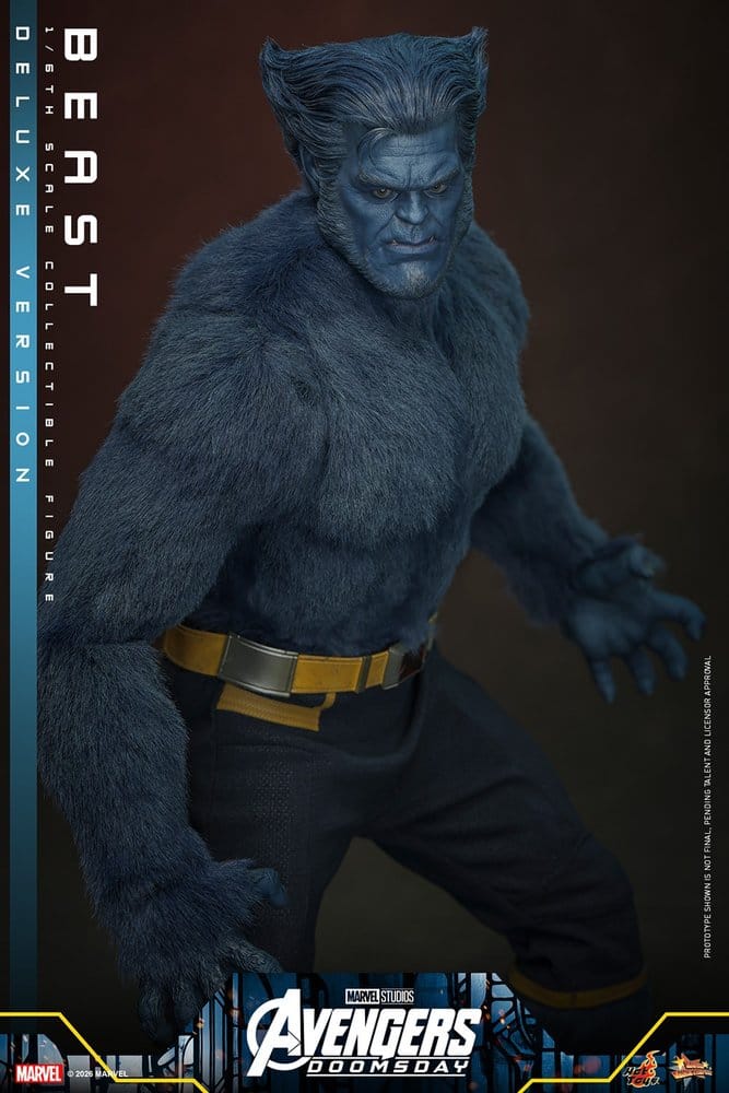 Marvel X-Men Movie Masterpiece Figura 1/6 Beast (Deluxe Version) 33 cm