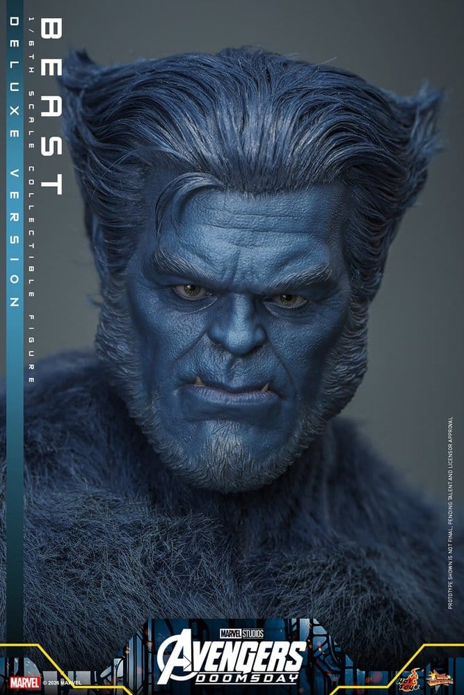 Marvel X-Men Movie Masterpiece Figura 1/6 Beast (Deluxe Version) 33 cm