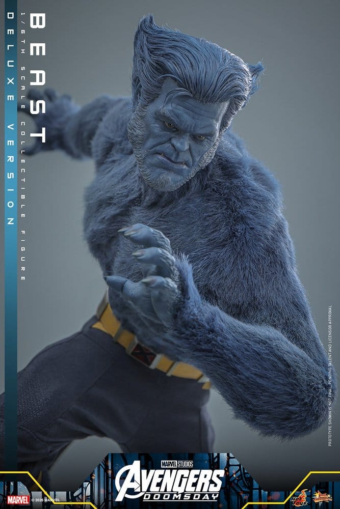 Marvel X-Men Movie Masterpiece Figura 1/6 Beast (Deluxe Version) 33 cm