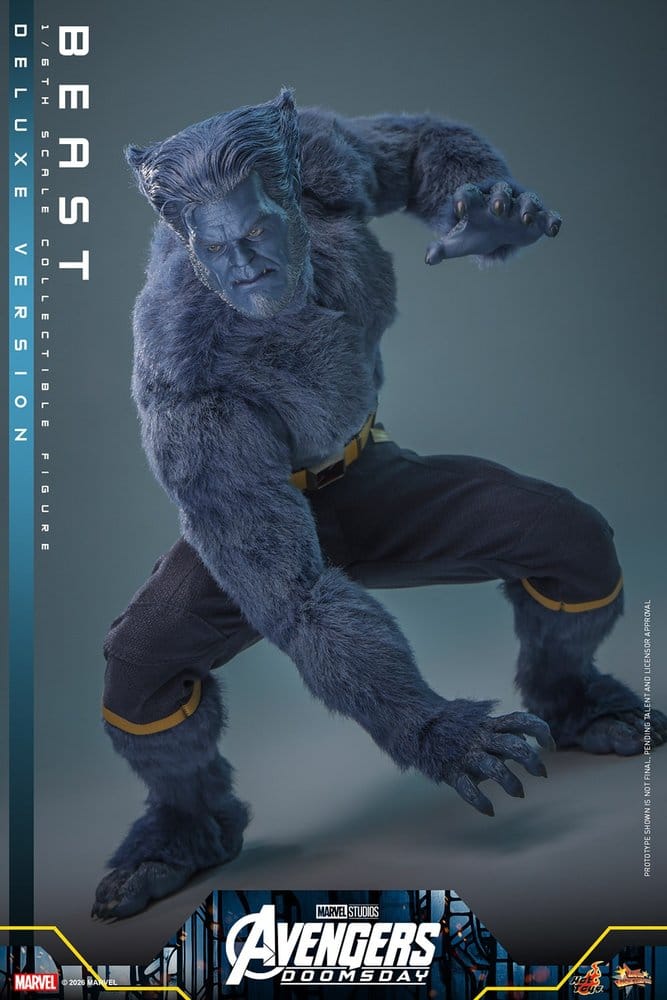 Marvel X-Men Movie Masterpiece Figura 1/6 Beast (Deluxe Version) 33 cm