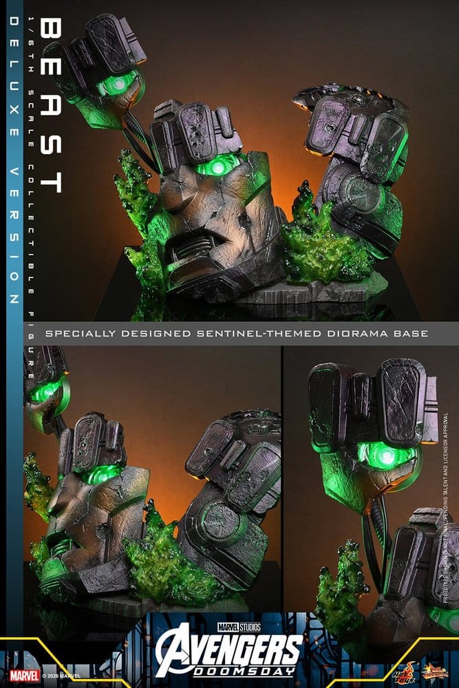 Marvel X-Men Movie Masterpiece Figura 1/6 Beast (Deluxe Version) 33 cm