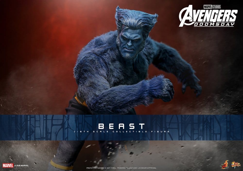 Marvel X-Men Movie Masterpiece Figura 1/6 Beast (Collector Edition) 33 cm