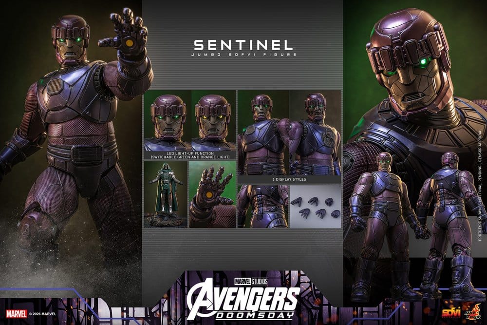 Marvel Sofvi Masterpiece Series Figura Sentinel 60 cm