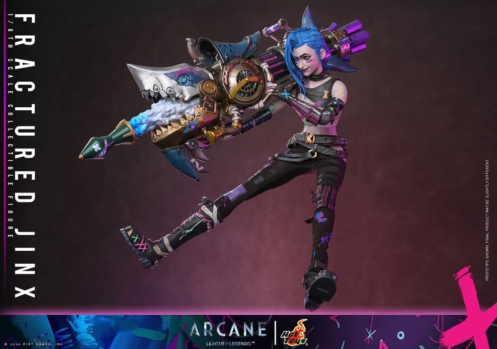 Arcane Figura 1/6 Fractured Jinx 28 cm
