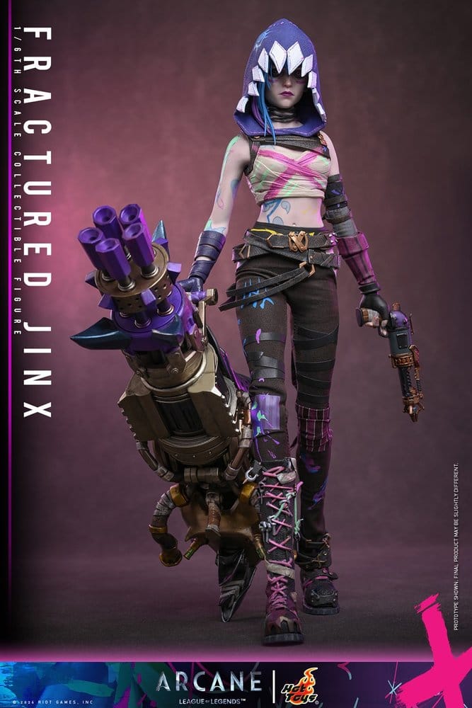 Arcane Figura 1/6 Fractured Jinx 28 cm