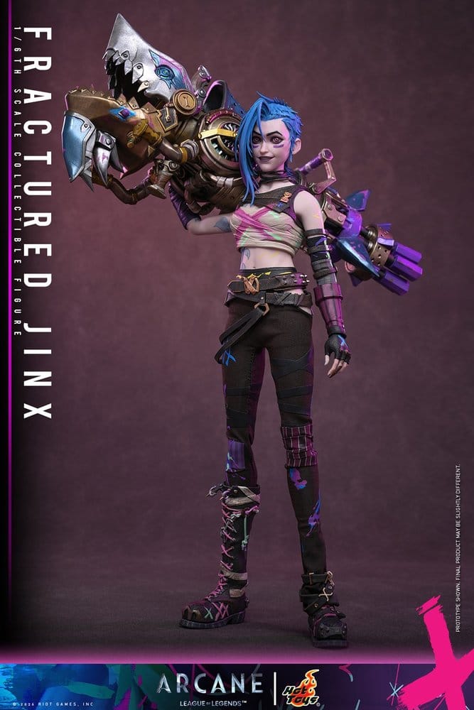 Arcane Figura 1/6 Fractured Jinx 28 cm