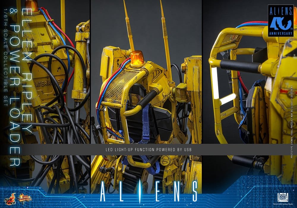Alien Movie Masterpiece Set de Figuras 1/6 Ellen Ripley y Power Loader 52 cm