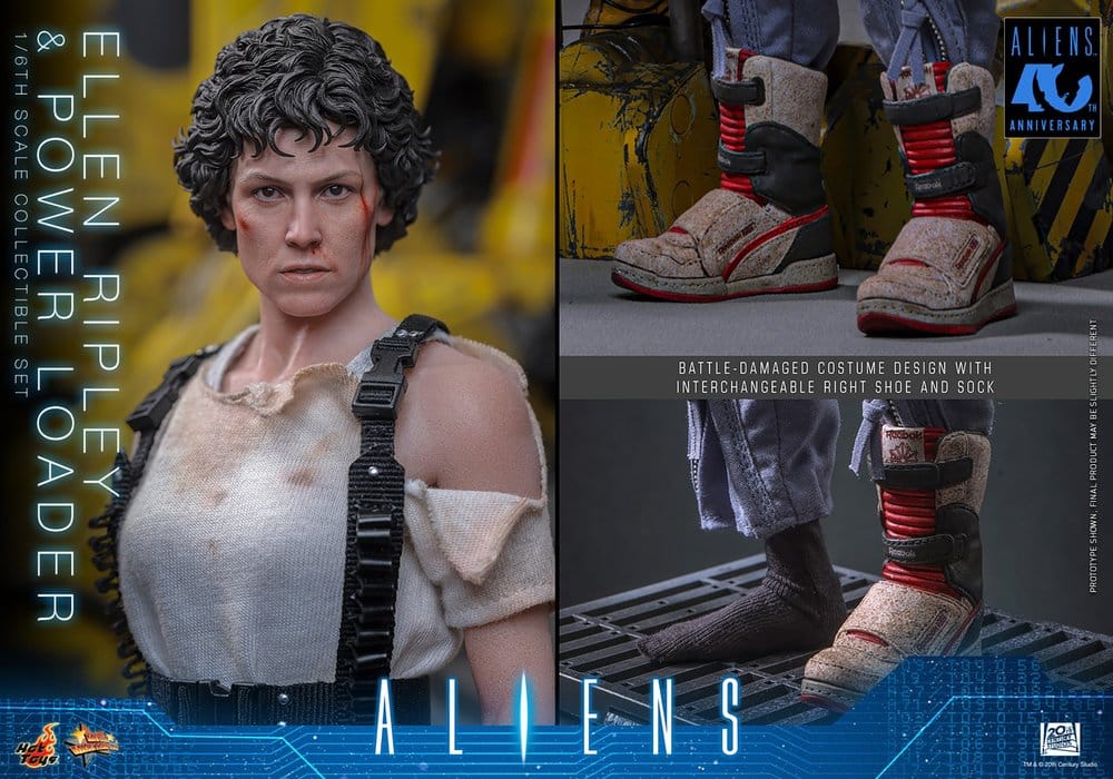 Alien Movie Masterpiece Set de Figuras 1/6 Ellen Ripley y Power Loader 52 cm