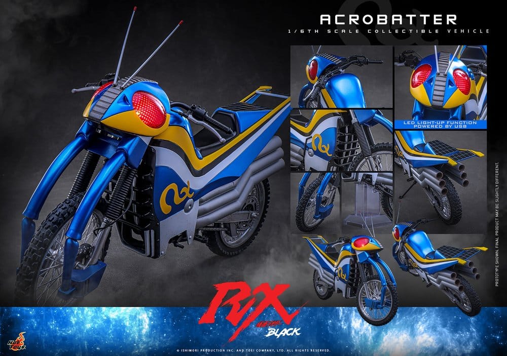 Kamen Rider Black RX Vehículo 1/6 Acrobatter 38 cm