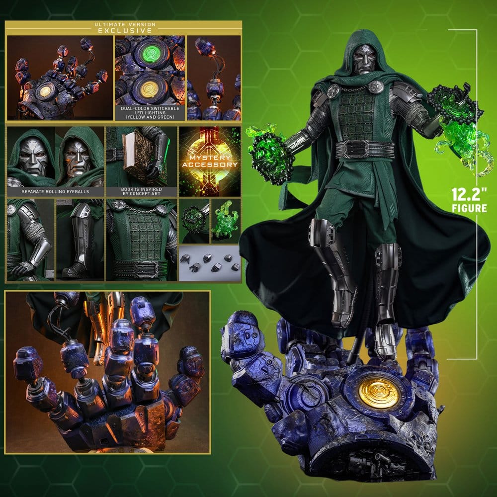Avengers: Doomsday Movie Masterpiece Figura 1/6 Doctor Doom (Ultimate Version) 31 cm