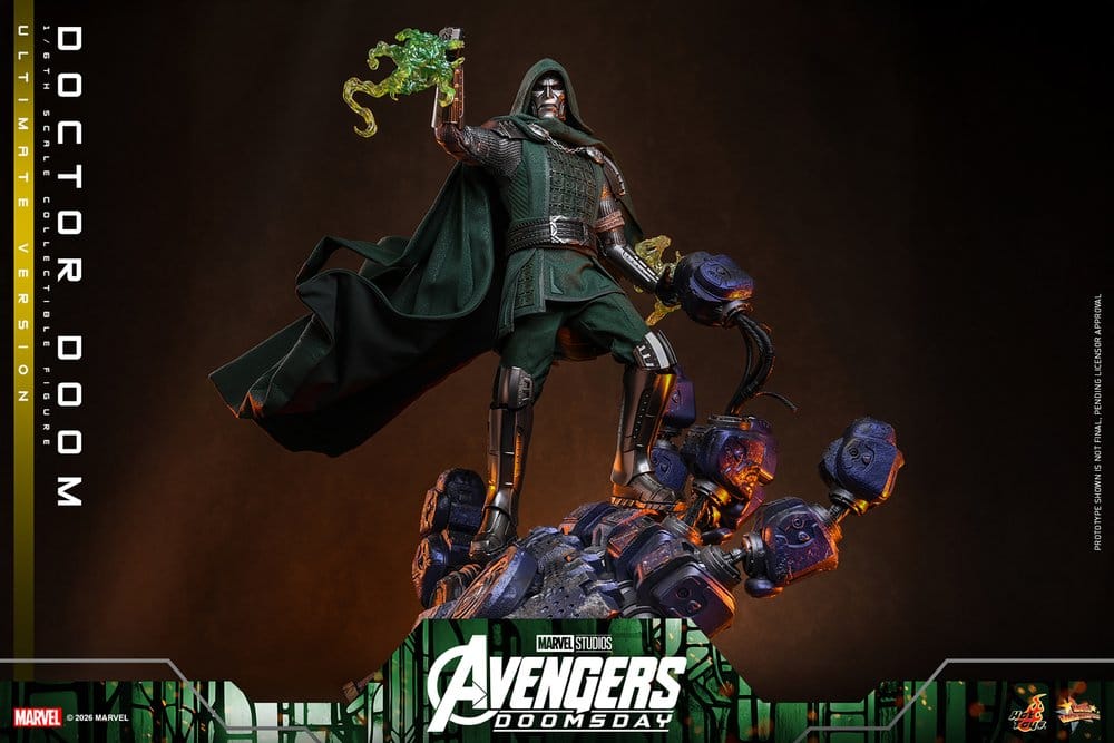 Avengers: Doomsday Movie Masterpiece Figura 1/6 Doctor Doom (Ultimate Version) 31 cm