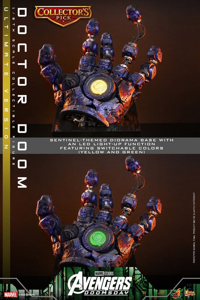 Avengers: Doomsday Movie Masterpiece Figura 1/6 Doctor Doom (Ultimate Version) 31 cm