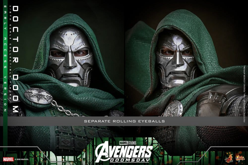 Avengers: Doomsday Movie Masterpiece Figura 1/6 Doutor Destino 31 cm