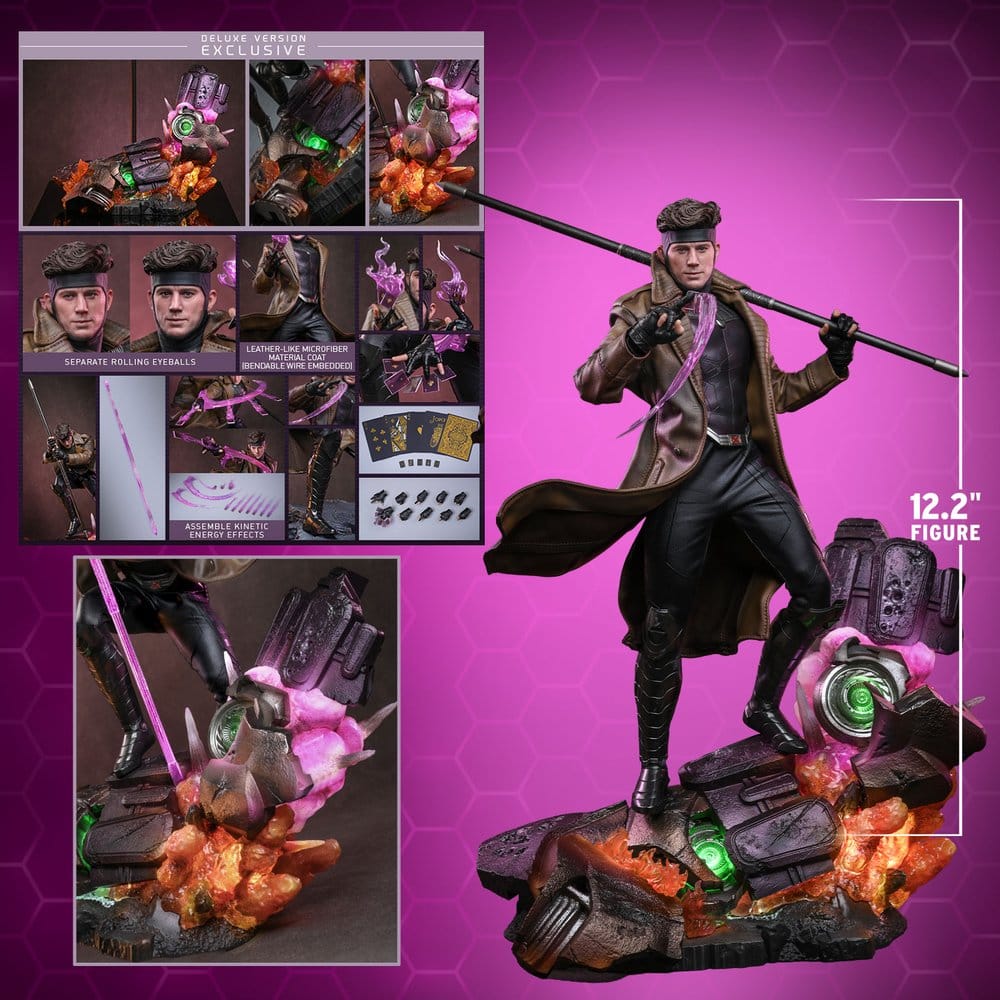 Vingadores: Filme obras-primas Doomsday Figura 1/6 Gambit (versão de luxo) 31 cm