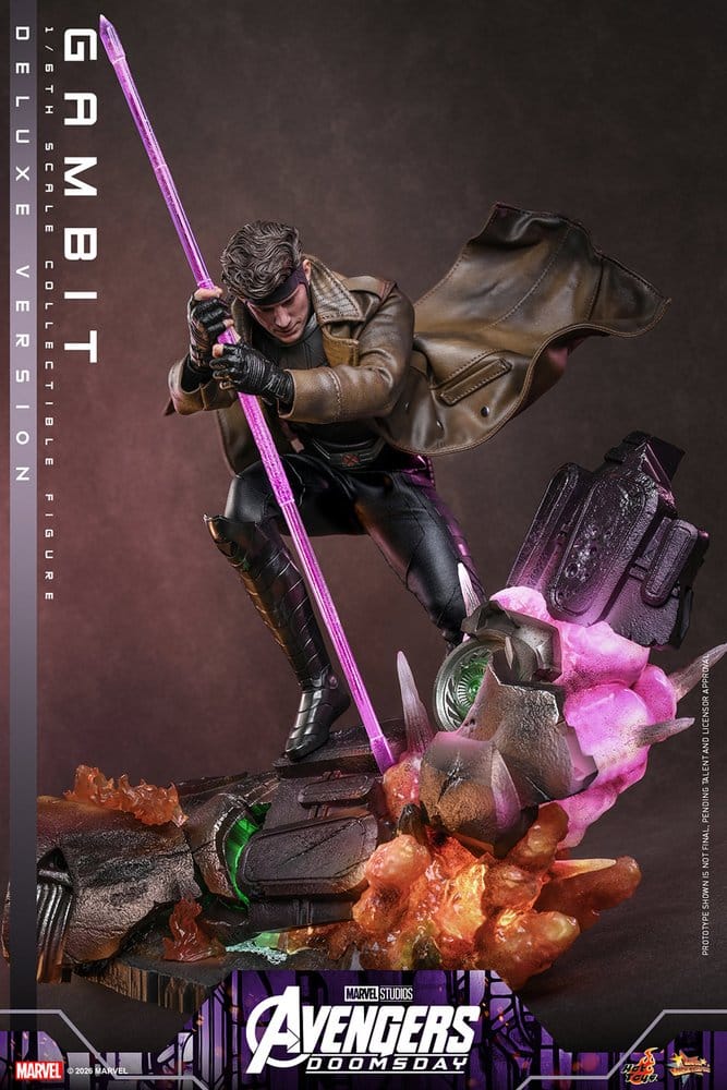 Vingadores: Filme obras-primas Doomsday Figura 1/6 Gambit (versão de luxo) 31 cm