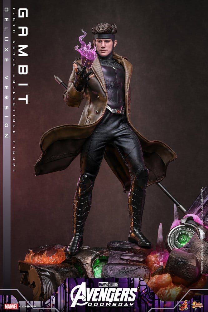 Vingadores: Filme obras-primas Doomsday Figura 1/6 Gambit (versão de luxo) 31 cm