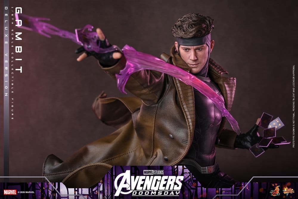 Vingadores: Filme obras-primas Doomsday Figura 1/6 Gambit (versão de luxo) 31 cm