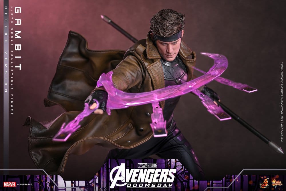 Vingadores: Filme obras-primas Doomsday Figura 1/6 Gambit (versão de luxo) 31 cm