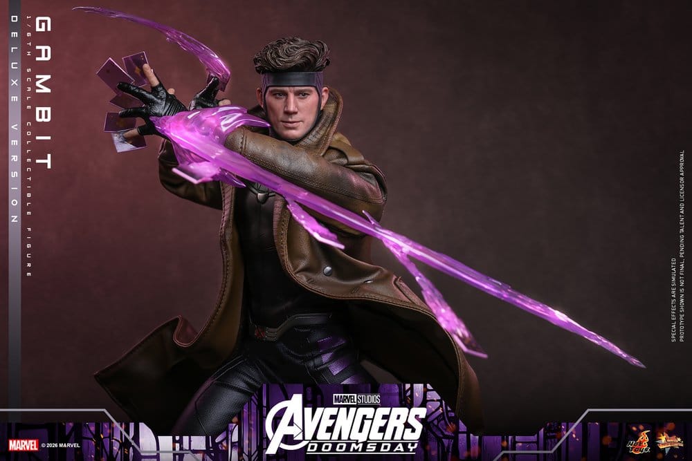 Vingadores: Filme obras-primas Doomsday Figura 1/6 Gambit (versão de luxo) 31 cm