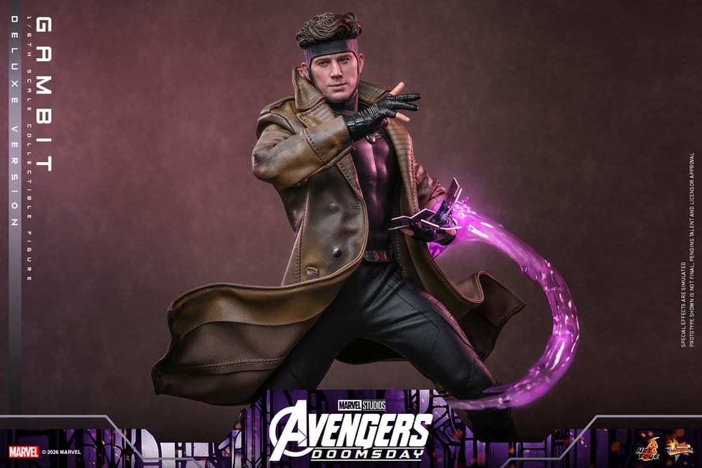 Vingadores: Filme obras-primas Doomsday Figura 1/6 Gambit (versão de luxo) 31 cm