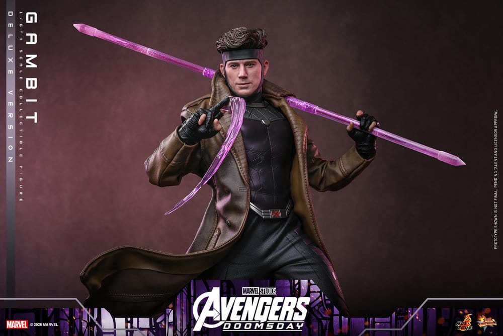Vingadores: Filme obras-primas Doomsday Figura 1/6 Gambit (versão de luxo) 31 cm