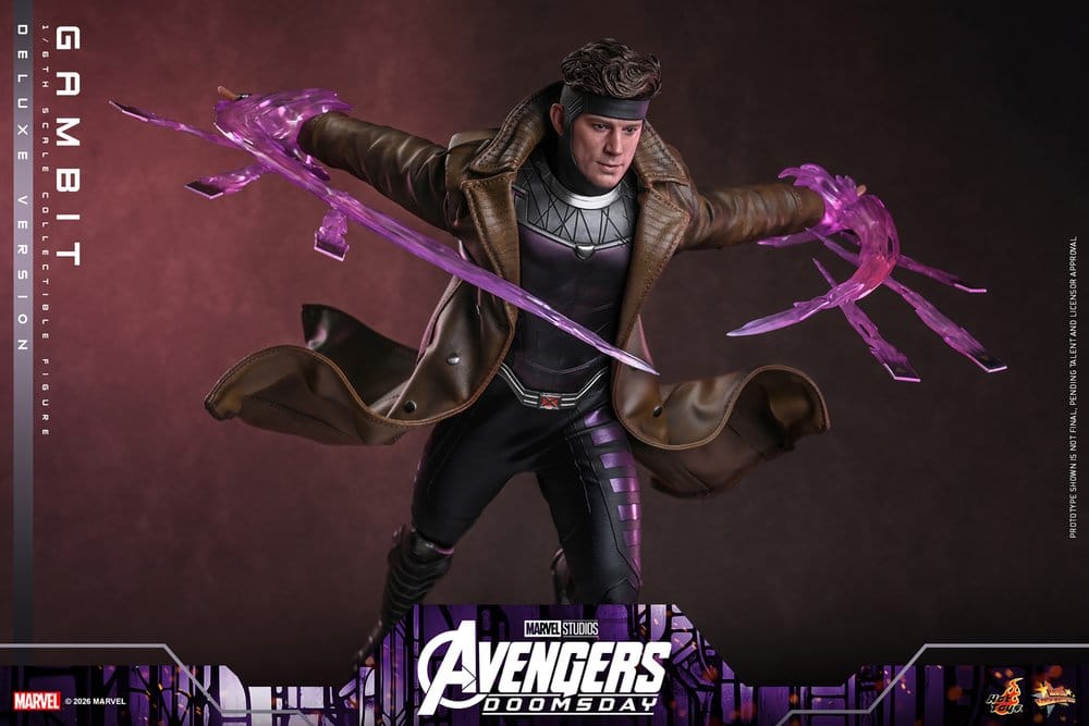Vingadores: Filme obras-primas Doomsday Figura 1/6 Gambit (versão de luxo) 31 cm