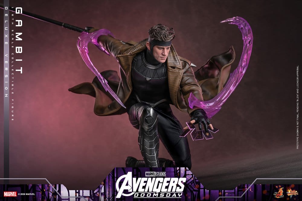 Vingadores: Filme obras-primas Doomsday Figura 1/6 Gambit (versão de luxo) 31 cm