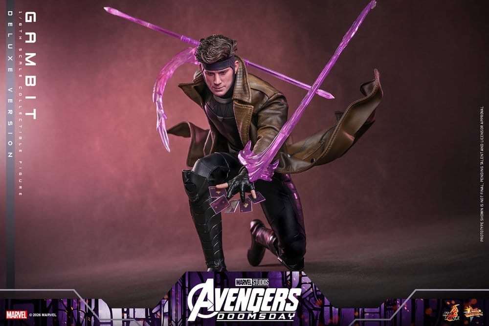 Vingadores: Filme obras-primas Doomsday Figura 1/6 Gambit (versão de luxo) 31 cm