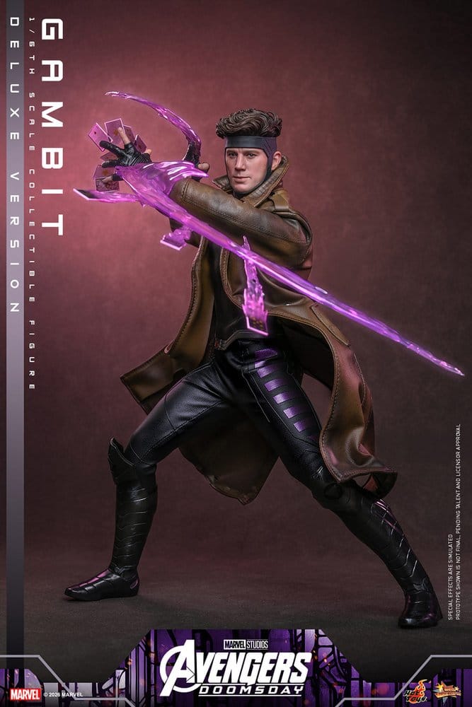 Vingadores: Filme obras-primas Doomsday Figura 1/6 Gambit (versão de luxo) 31 cm