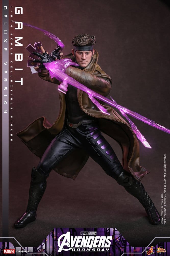 Vingadores: Filme obras-primas Doomsday Figura 1/6 Gambit (versão de luxo) 31 cm