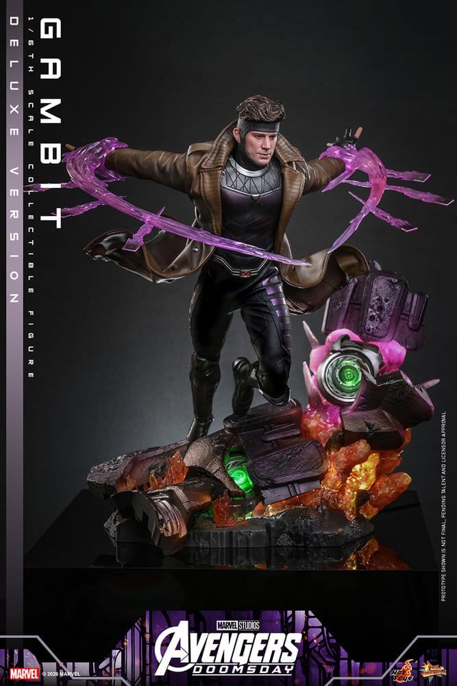 Vingadores: Filme obras-primas Doomsday Figura 1/6 Gambit (versão de luxo) 31 cm