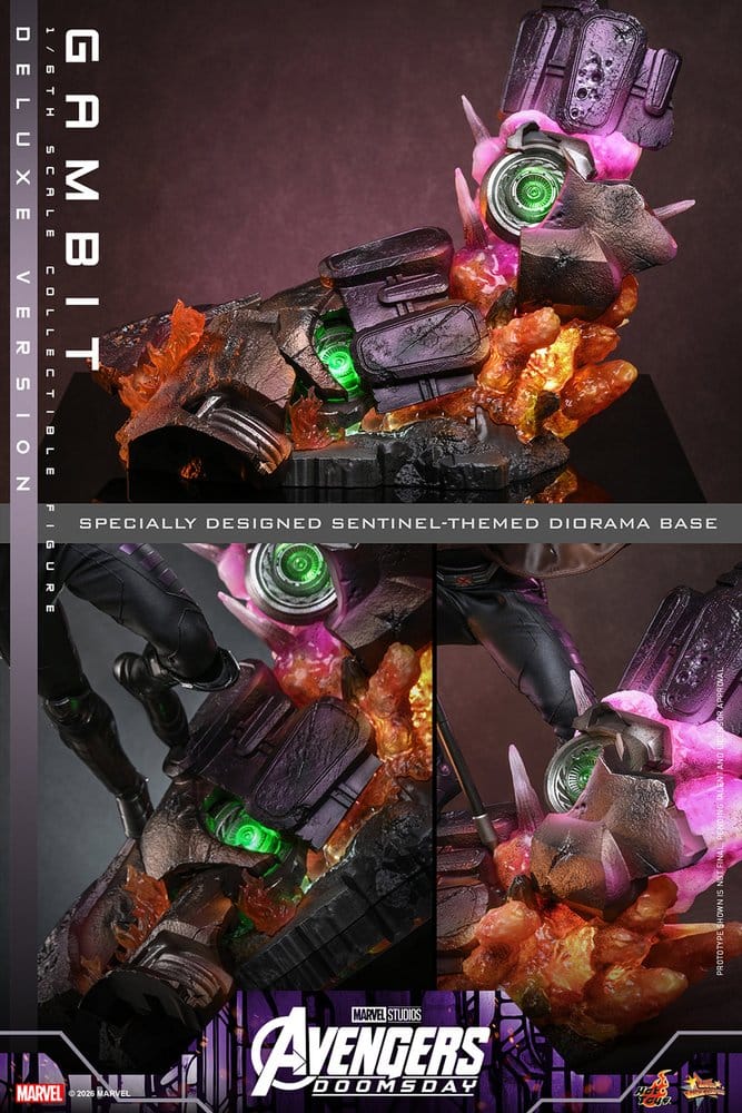 Vingadores: Filme obras-primas Doomsday Figura 1/6 Gambit (versão de luxo) 31 cm