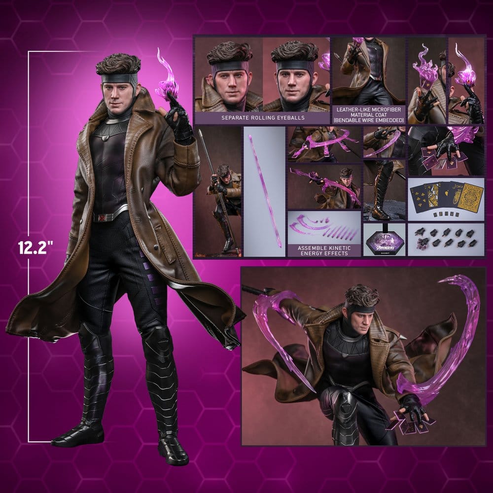 Vingadores: Filme Doomsday Obra-prima Figura 1/6 Gambit 31 cm