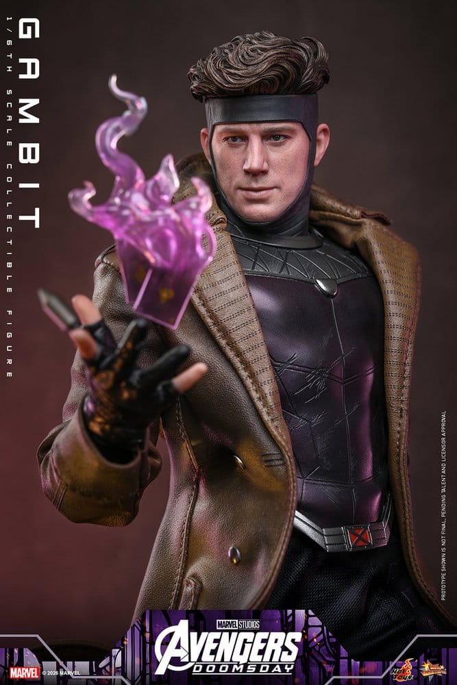 Vingadores: Filme Doomsday Obra-prima Figura 1/6 Gambit 31 cm