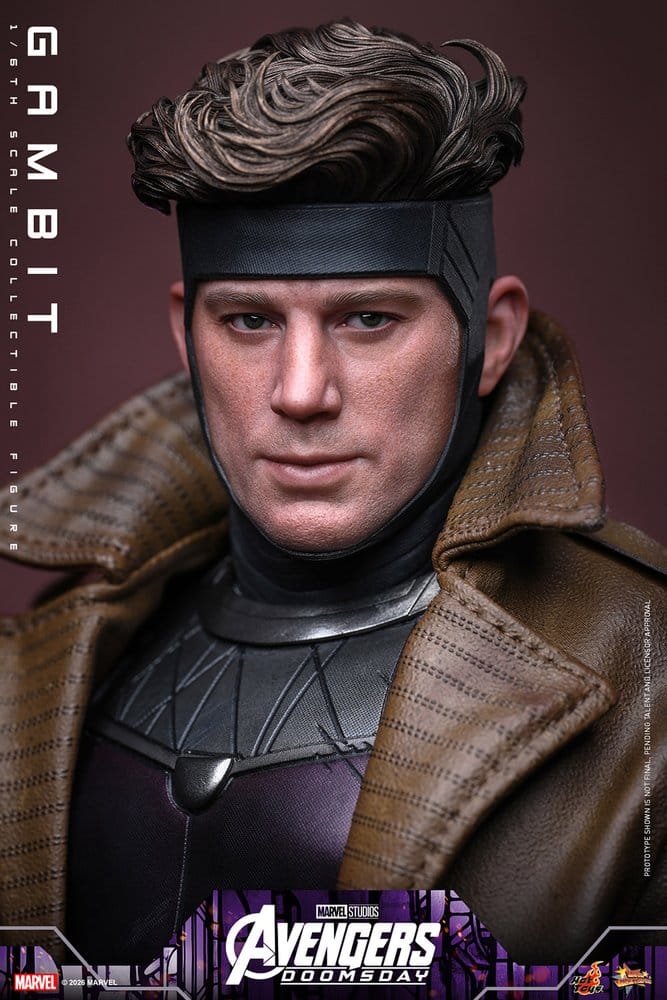 Vingadores: Filme Doomsday Obra-prima Figura 1/6 Gambit 31 cm