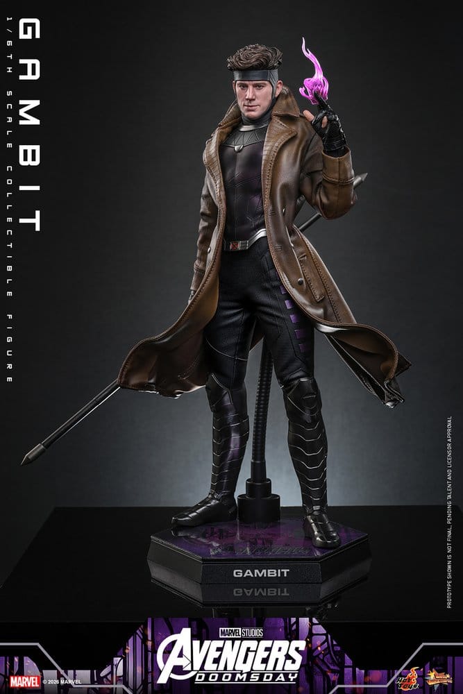 Vingadores: Filme Doomsday Obra-prima Figura 1/6 Gambit 31 cm