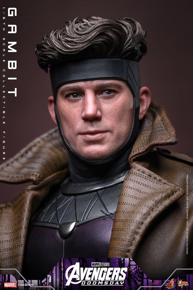 Vingadores: Filme Doomsday Obra-prima Figura 1/6 Gambit 31 cm